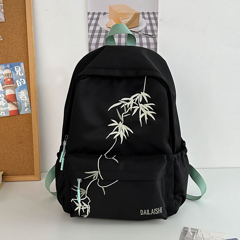 Chinese Style Niche Design Lightweight Waterproof Middle School Students' Schoolbags