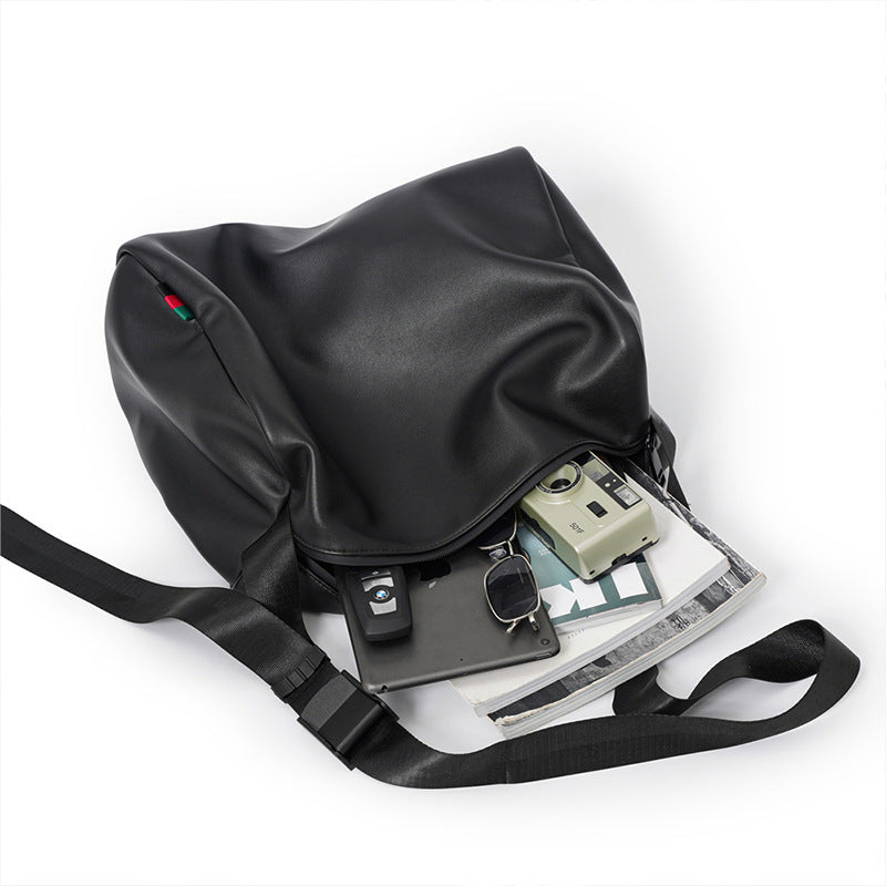 Men's Trendy Large Capacity Fashion Horizontal Short-distance Men's Messenger Bags