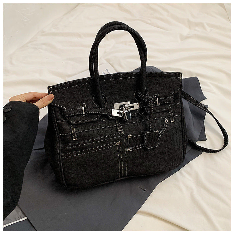 Women's Design Spoof Pants Pocket Kelly Large Handbags