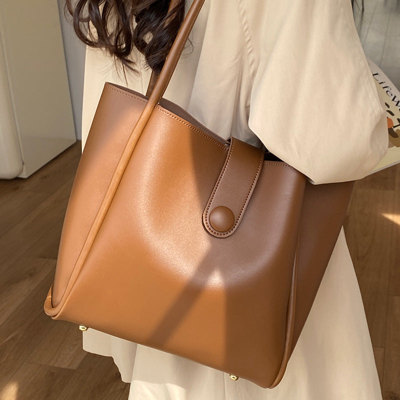 Women's Large Capacity Retro High Sense Fashion Tote Bags