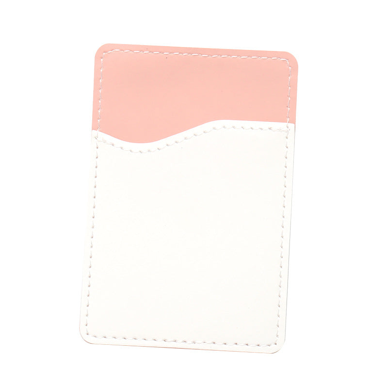 White Blank Mobile Back Sticker Cover Card Holder