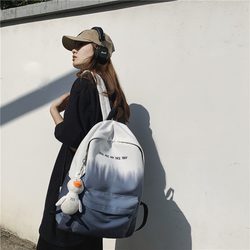 Boys Design Sense Niche Style Lightweight Middle School Students' Schoolbags