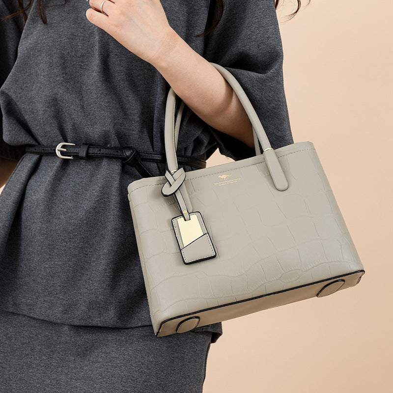 Women's Crocodile Pattern Large Capacity Mom Handbags