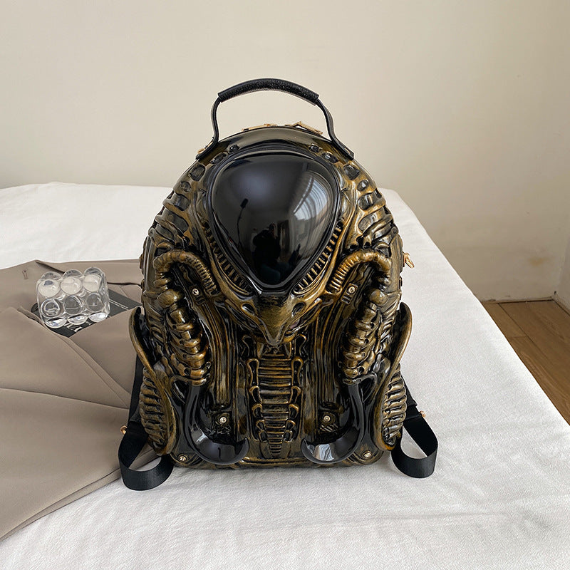 Women's Niche Unique Shaped Personality Street Punk Backpacks