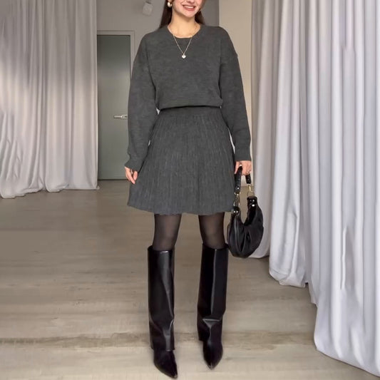 Women's Spring Russian Round Neck Loose Comfortable Skirts