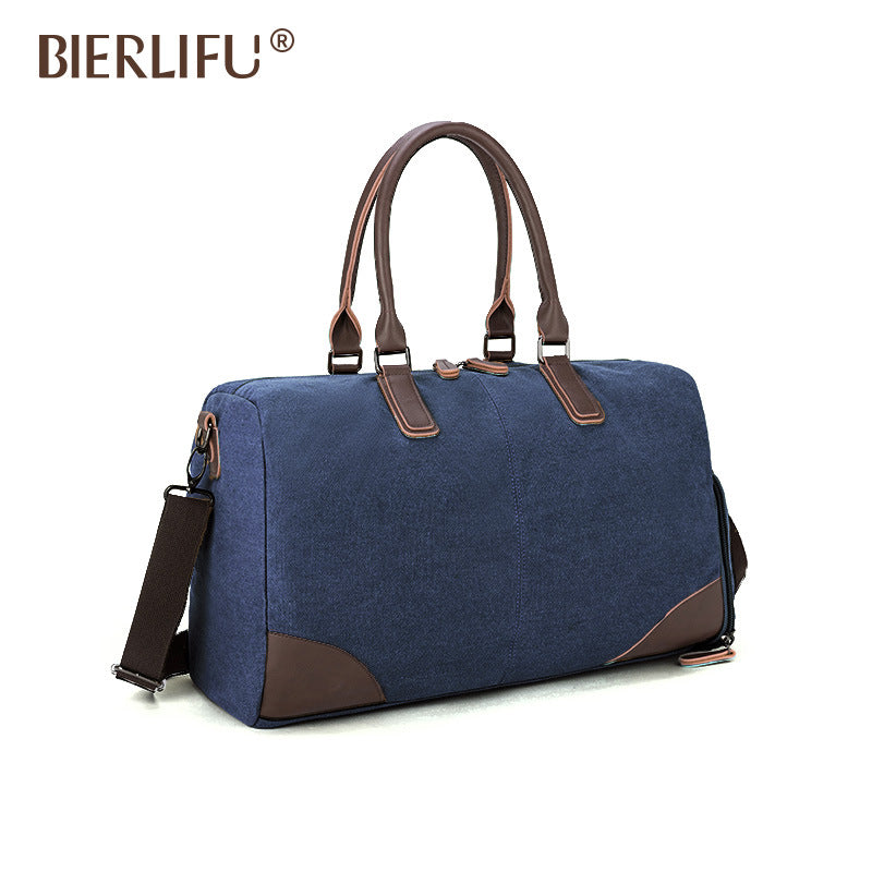 Fashion Canvas Portable Large Capacity Personality Travel Bags