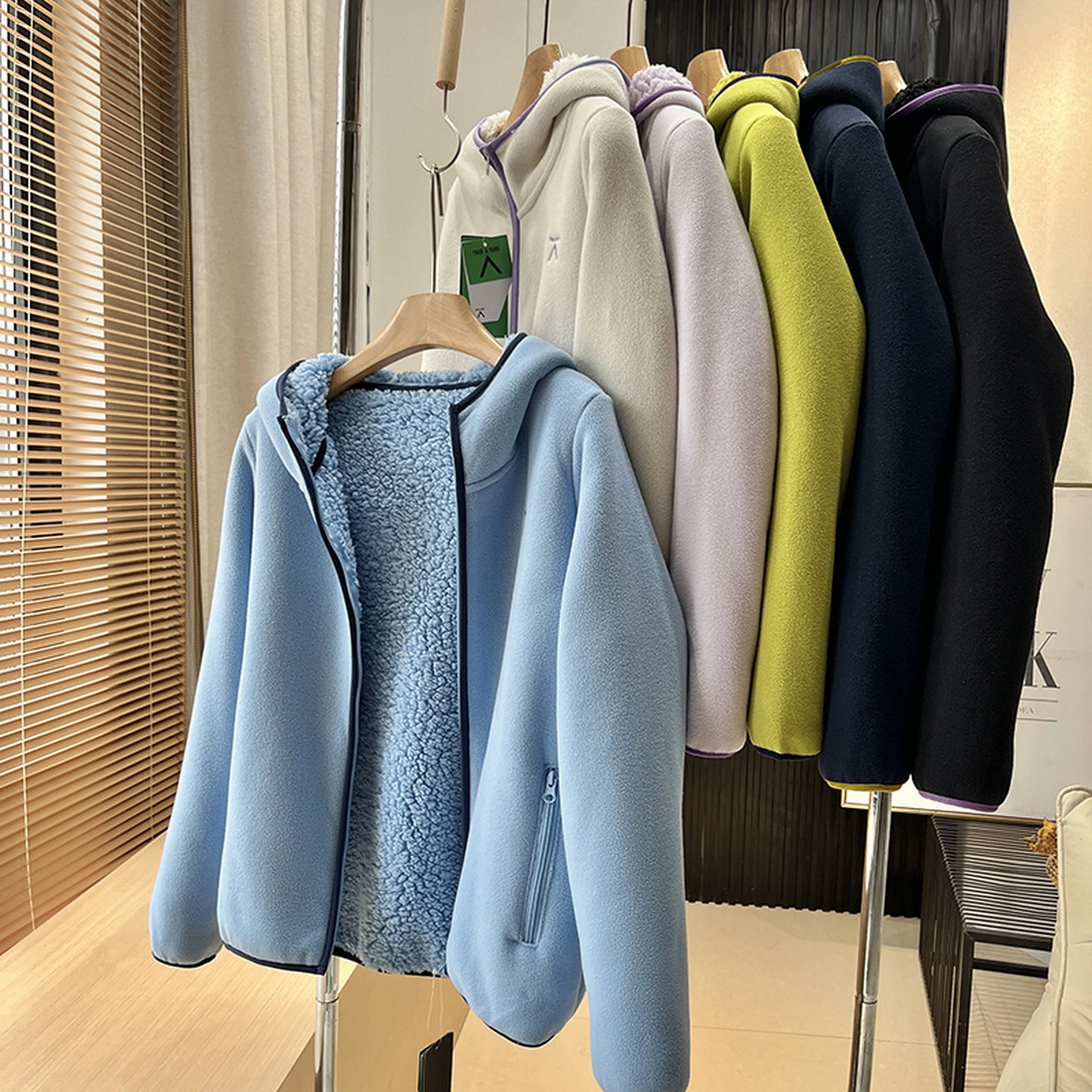 Women's Fleece Warm Berber Thick Loose Sports Sweaters