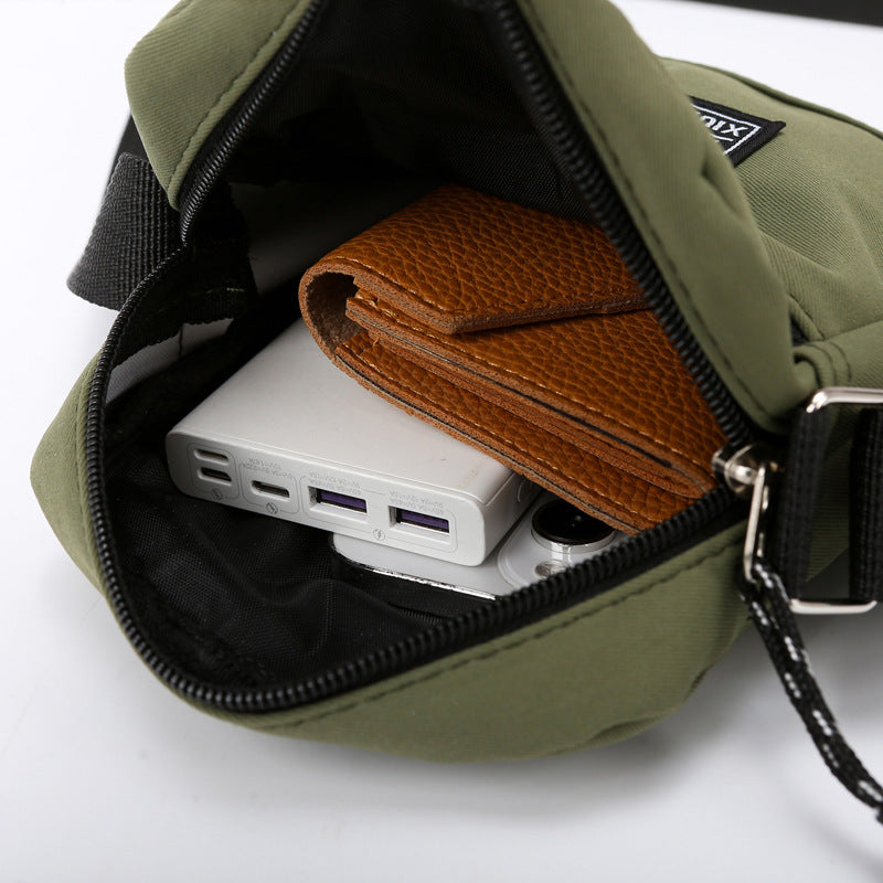 Men's Mini Cloth Summer Nylon Lightweight Simple Men's Shoulder Bags