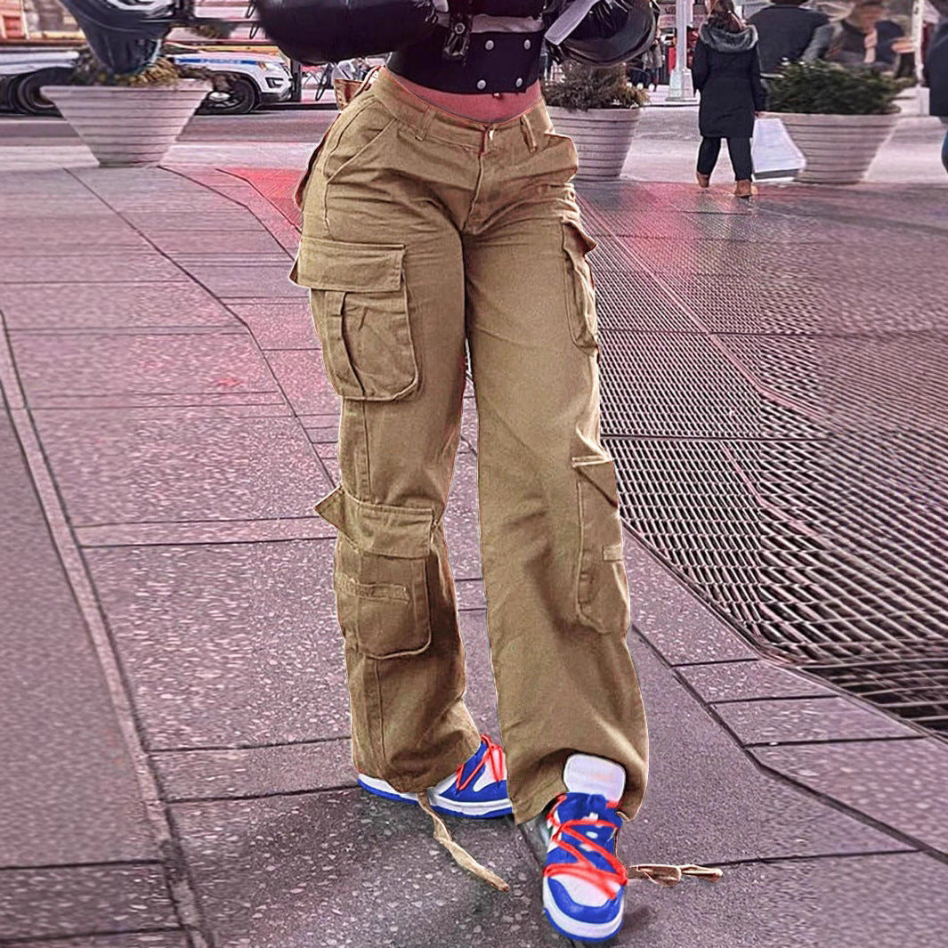 Women's Casual Working American Retro Tactical Pants