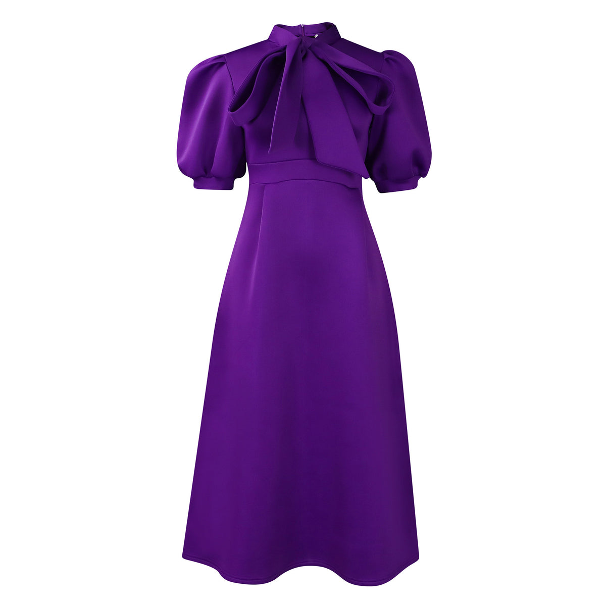 Versatile Summer Sleeve Bow Puffy Banquet Dress