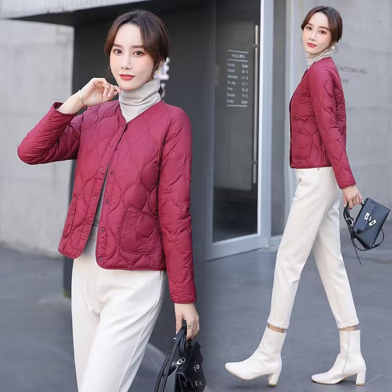 Women's Down Liner Bottoming Western Style Warm Jackets