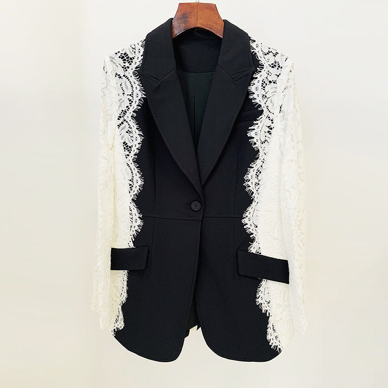 Quality Fashion Slim Fit One Button Blazers