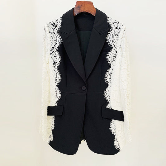 Quality Fashion Slim Fit One Button Blazers