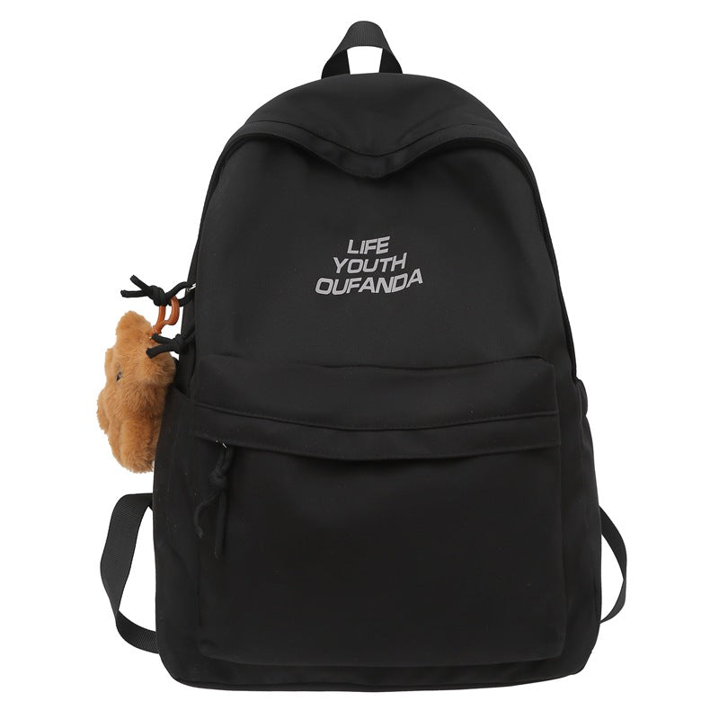 Men's High Simple Large Capacity College Camp Computer Korean Backpacks