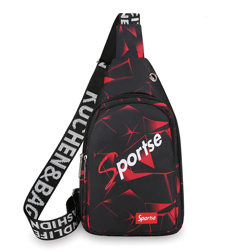 Men's Fashion Waterproof Nylon Cloth Retail Men's Chest Bags