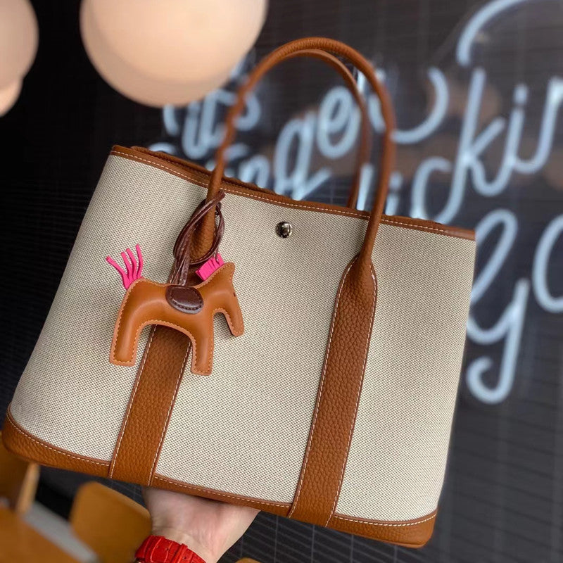 Attractive Women's Canvas Personality First Layer Handbags