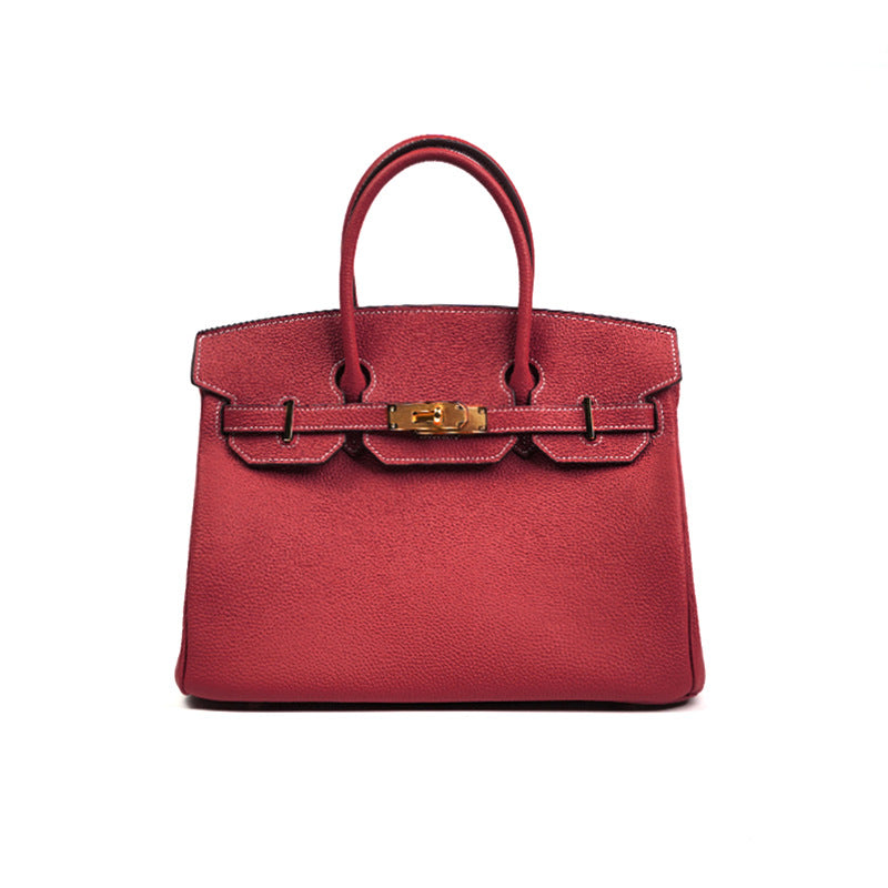 Women's High Sense Fashion Temperament Genuine Leather Classic Handbags