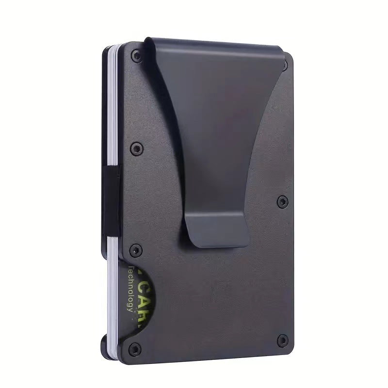 Elegant Credit Box Aluminum Alloy Metal Card Holder