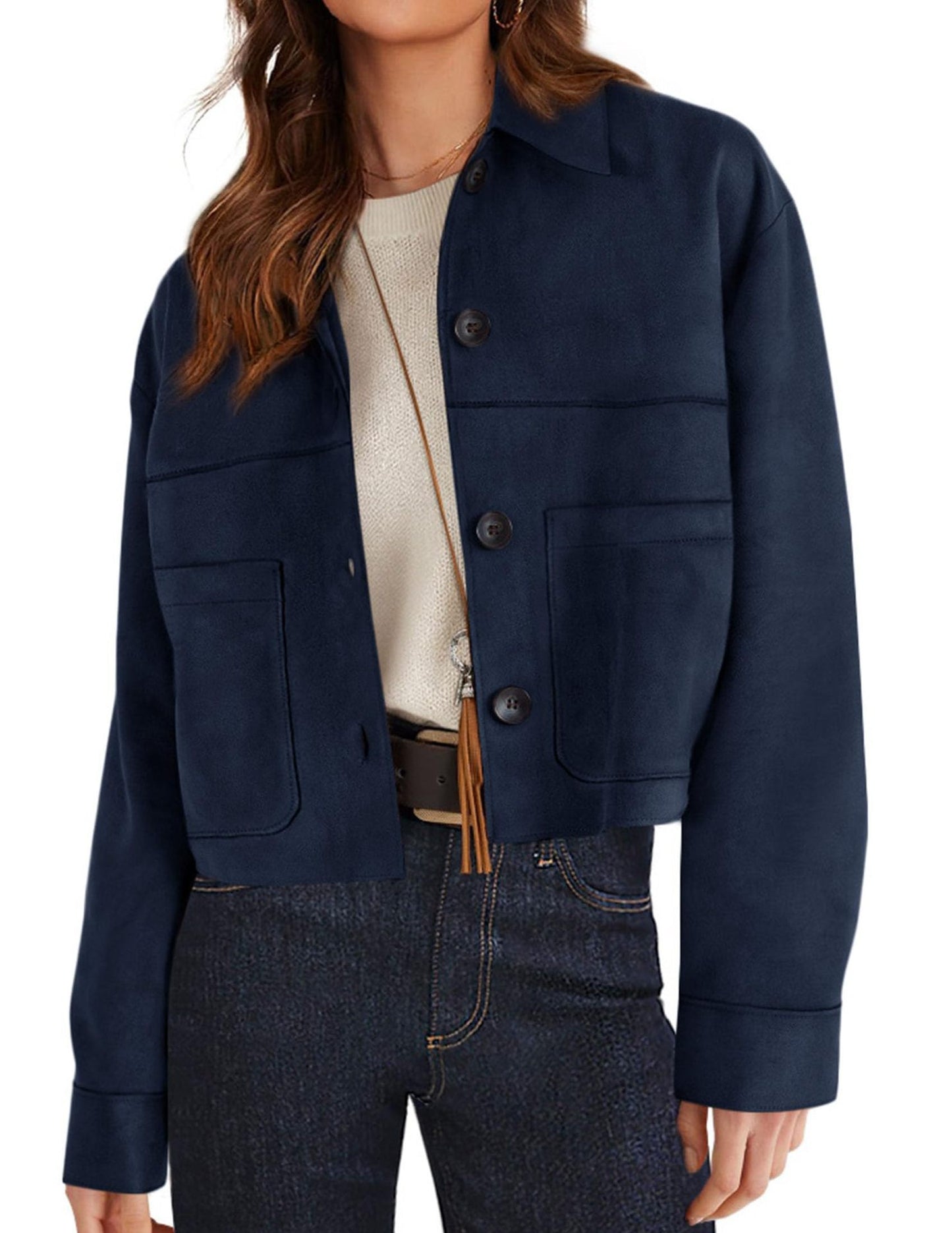 Women's Winter Suede Casual Lightweight Autumn Fashion Clothing