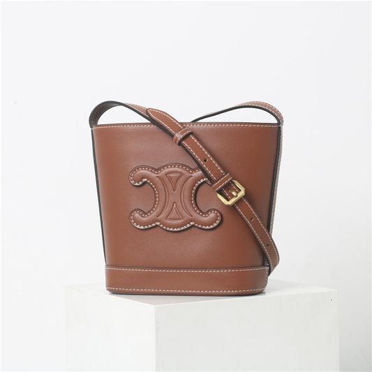 Women's Arc Cowhide Spring Fashion Advanced Texture Bags