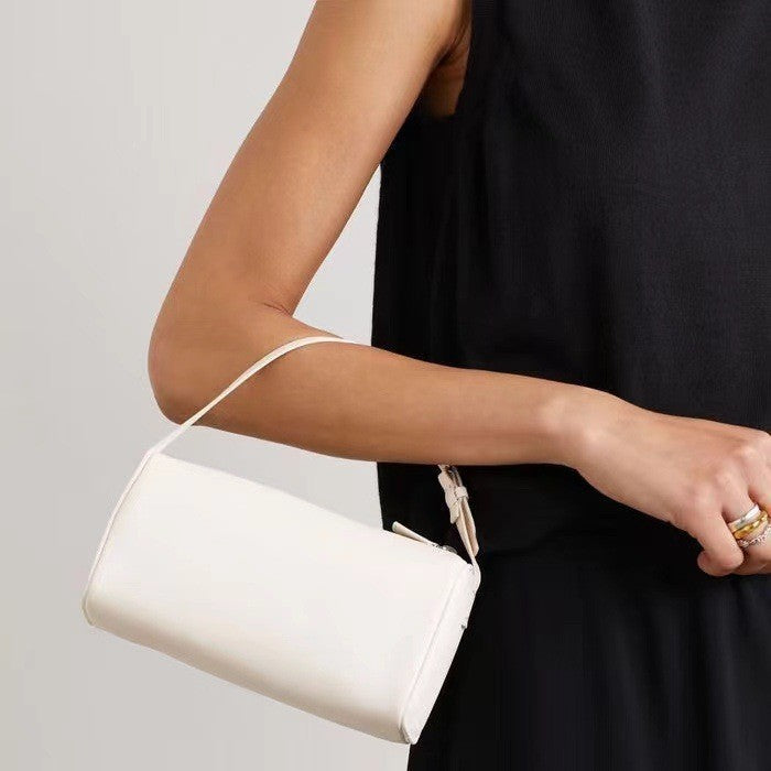 Pen Suede Leather Underarm Mini Pouch Handbags