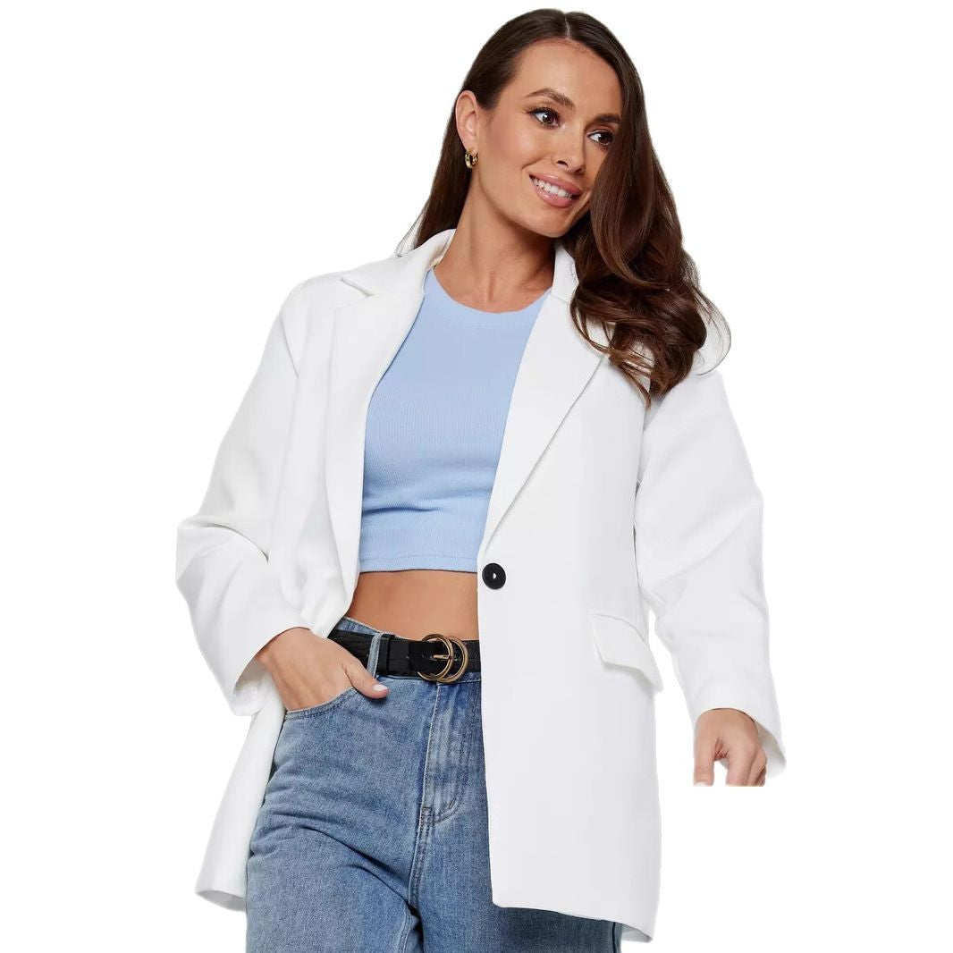 Women's Long Sleeve Loose Slimming Thin Light Blazers