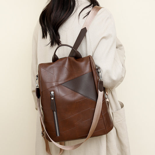 Women's Beautiful Creative Leather Retro Soft Backpacks