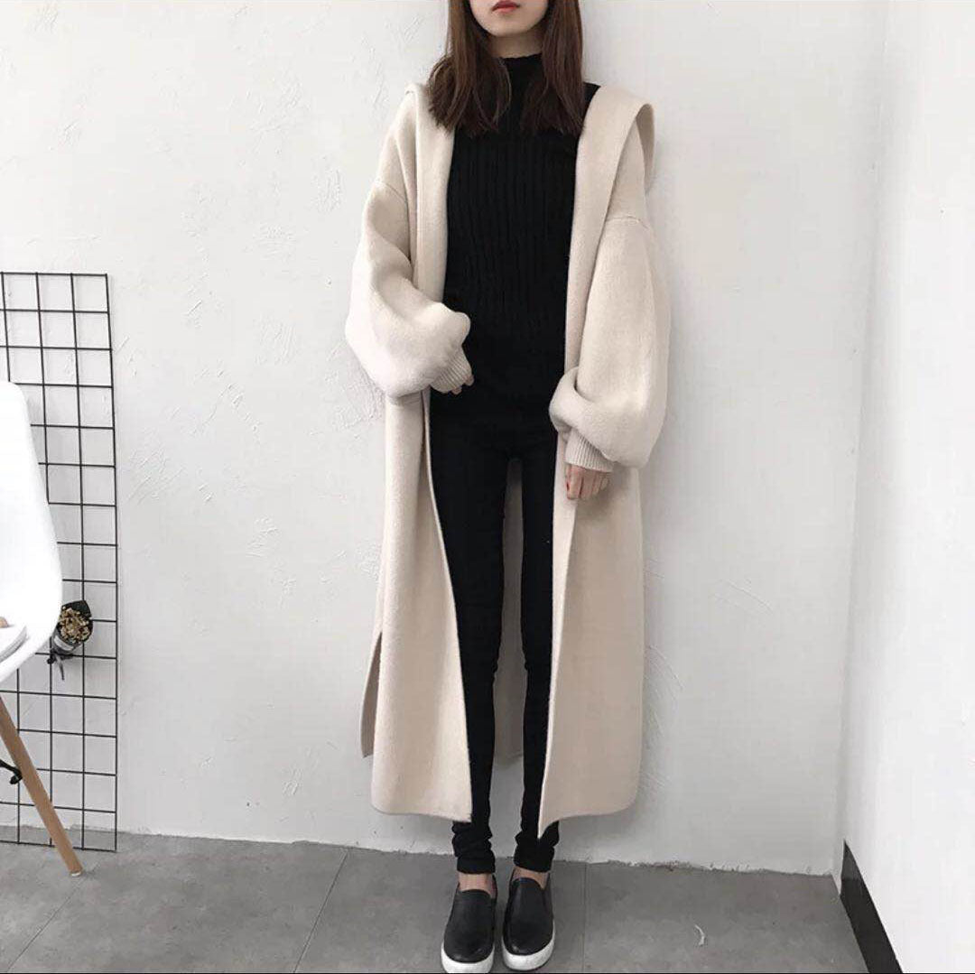 Women's Korean Idle Style Gentle Knitted Long Sweaters