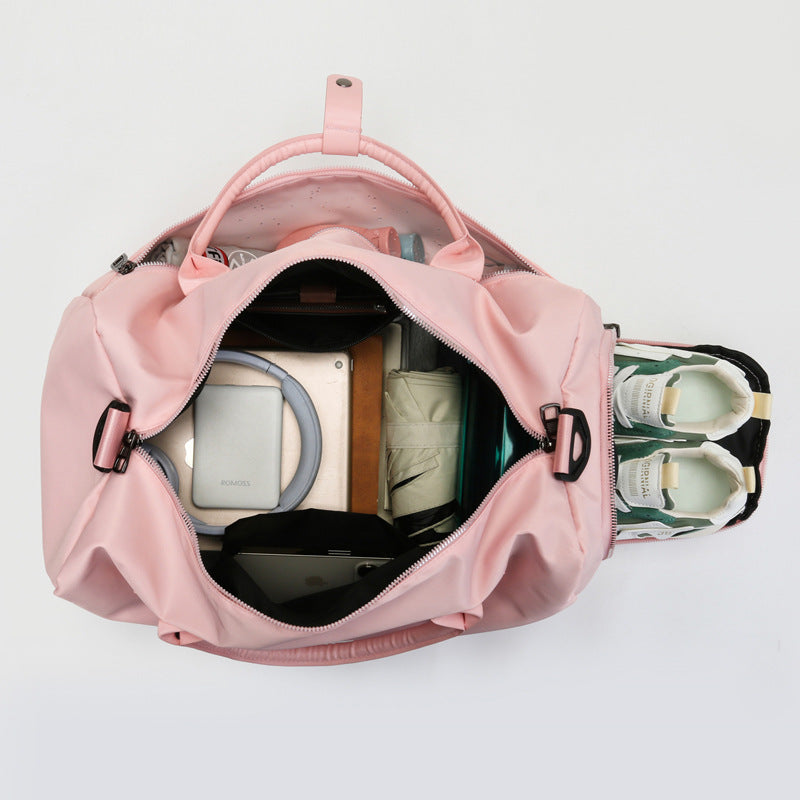 Women's Wet Separation Swim Portable Short Distance Travel Bags