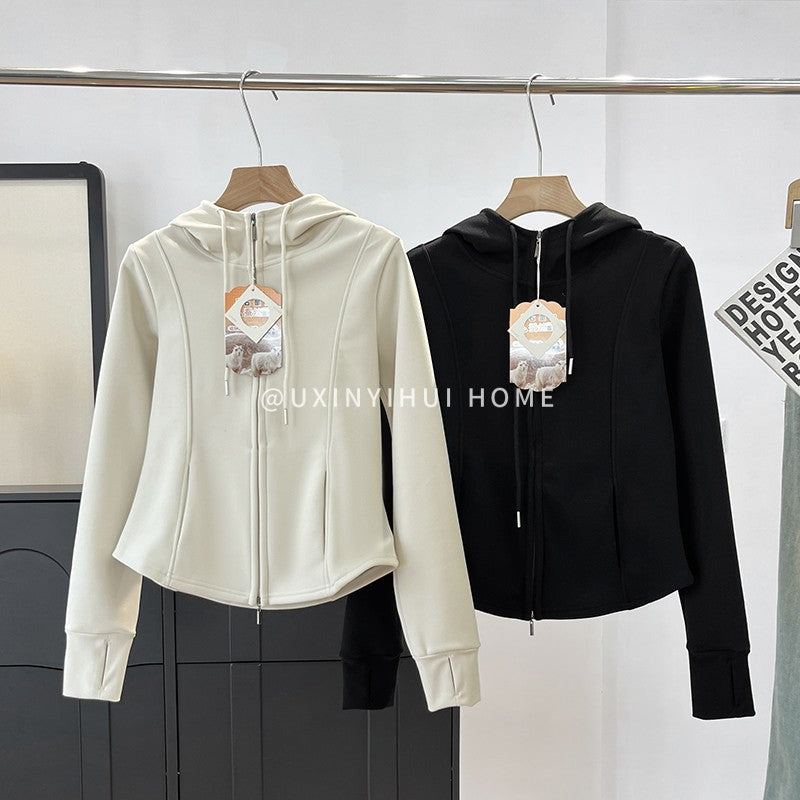 Women's Elegant Polar Fleece Double-sided Veet Warm Sweaters