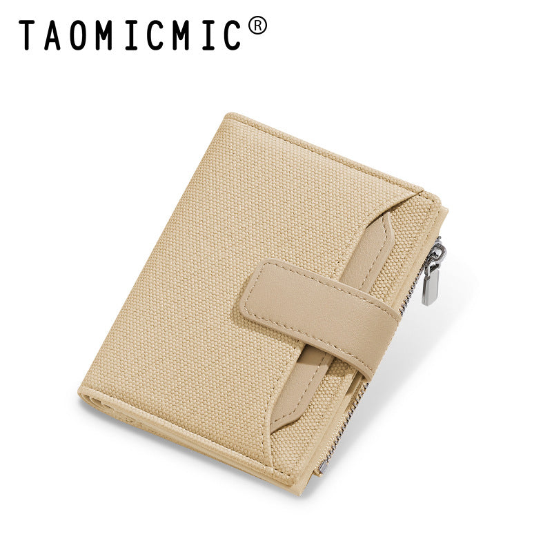 Women's Stone Pattern Two Fold Double Layer Ladies Wallets