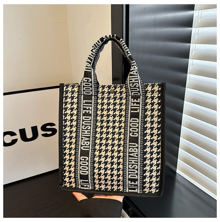 Women's Korean Fashion Retro Portable Lunch Box Bags