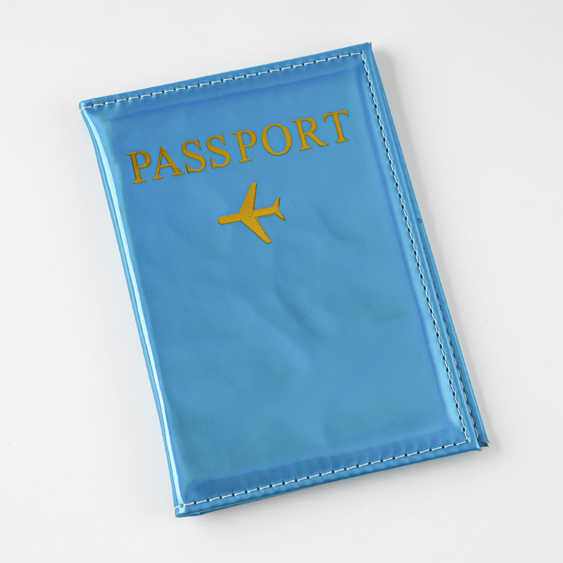 Laser Leather Gilding Simple Advanced Passport Card Holder