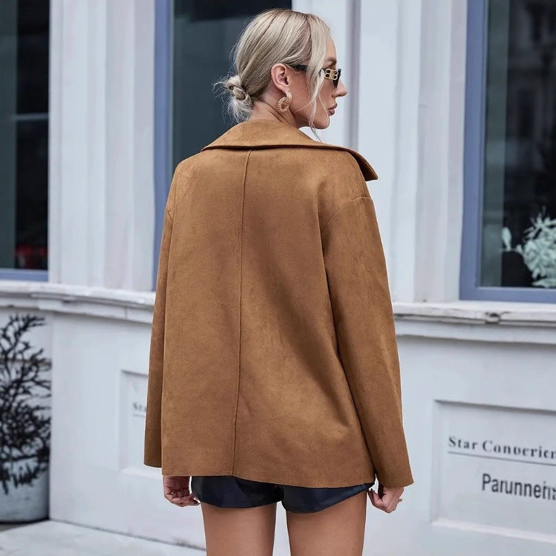 Women's Comfortable Beautiful Casual Fashion Suede Jackets