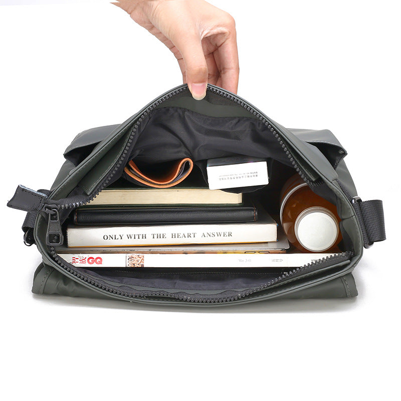 Men's Waterproof Oxford Cloth Vintage Nylon Men's Shoulder Bags