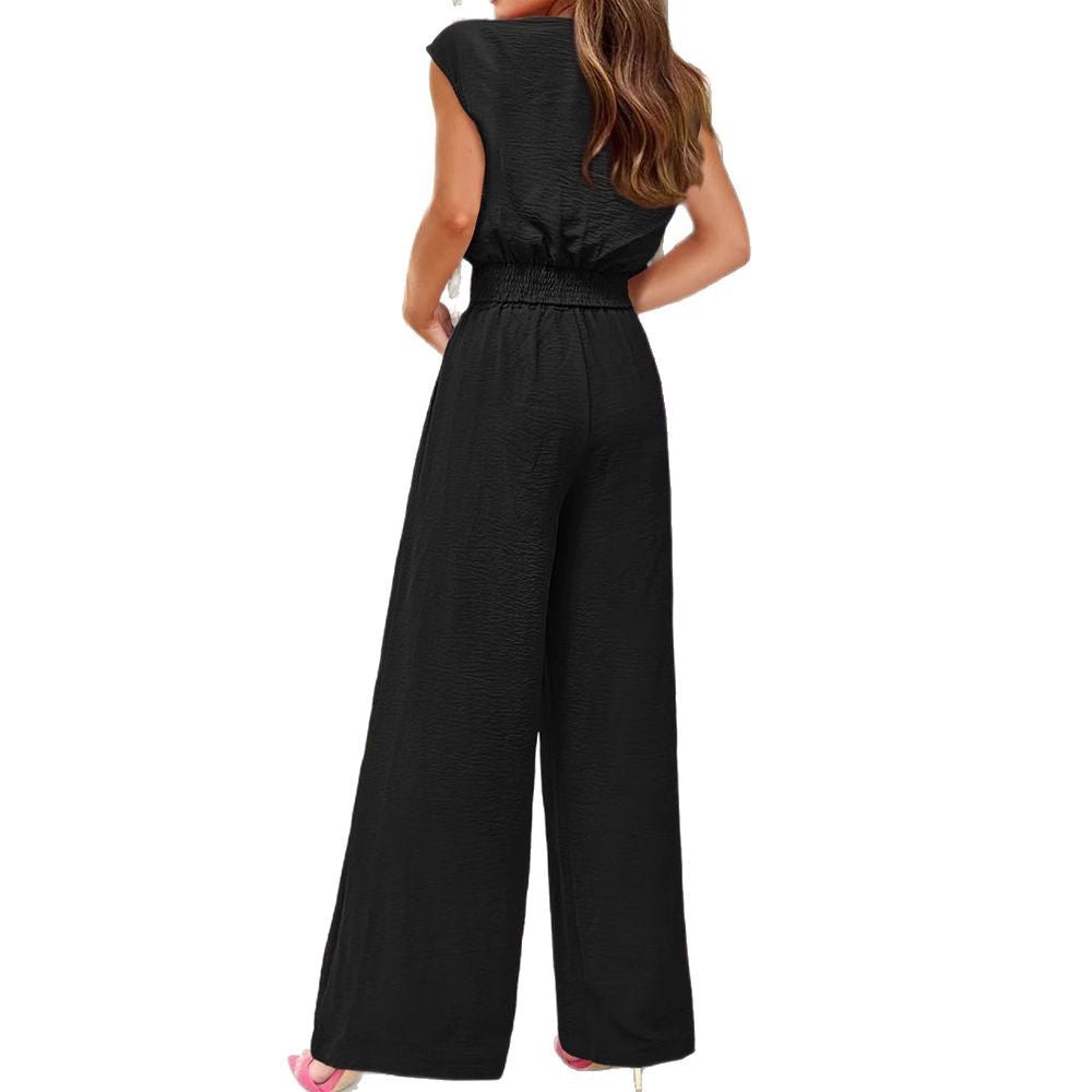 Women's Summer Cropped Set High Waist Fashion Casual Suit