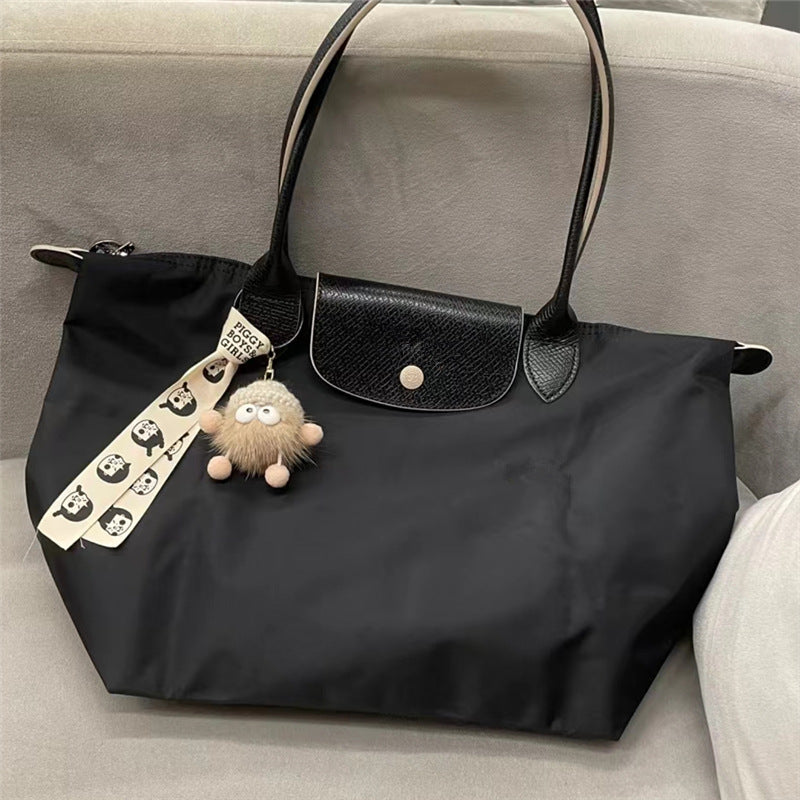 Durable Embroidered Dragon Dumpling Folding Underarm Bags