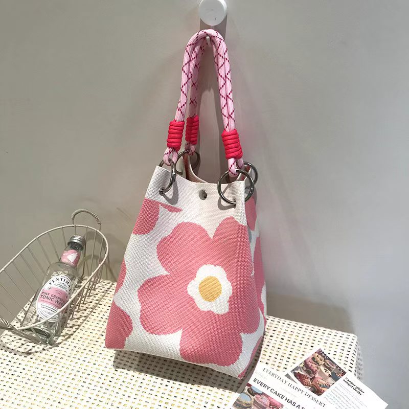 Retro Crazy Bird Knit Leisure Knitted Handbags