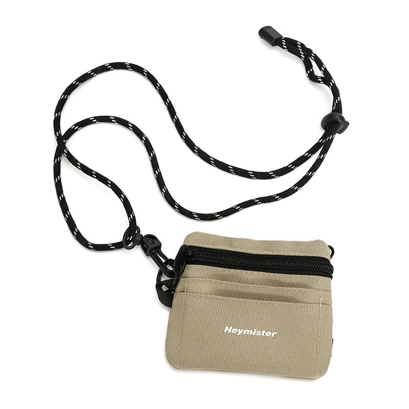 Women's & Men's & Swiping Document Oxford Cloth Thin Card Holder