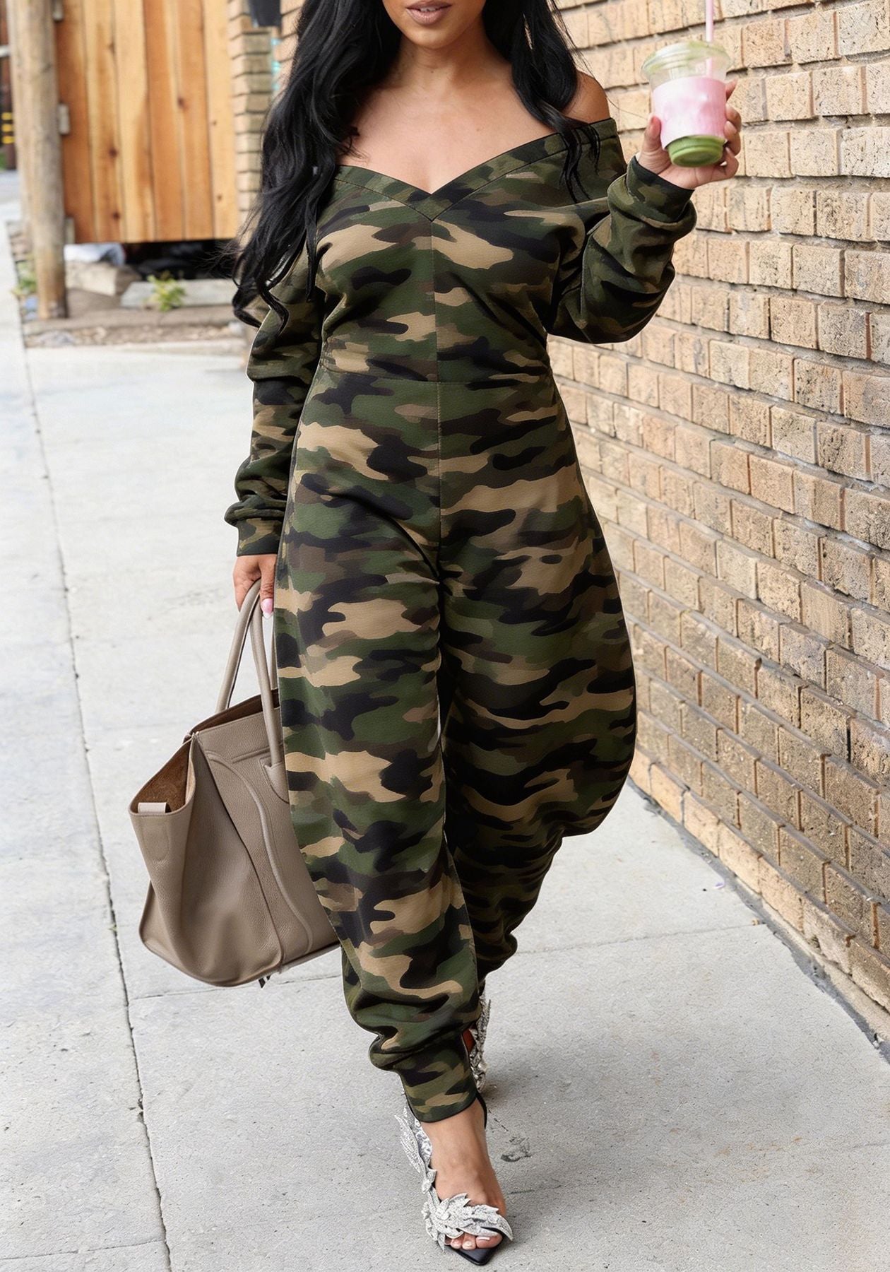 Popular Women's Long Sleeve Sweatshirt Sexy Women's Jumpsuit/clothing