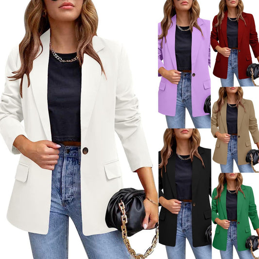 Women's Fashionable Spring Style Elegant Spandex Long-sleeved Suits