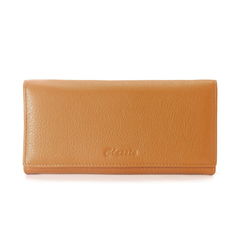 Women's Genuine Leather Long First Layer Cowhide Ladies Wallets