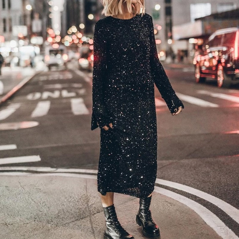 Sequin Street Style Graceful Fashionable Long Wedding Dresses