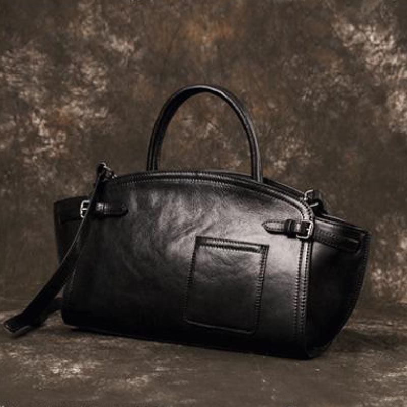 Women's Layer Cattlehide Fashion Personality Wings Style Handbags