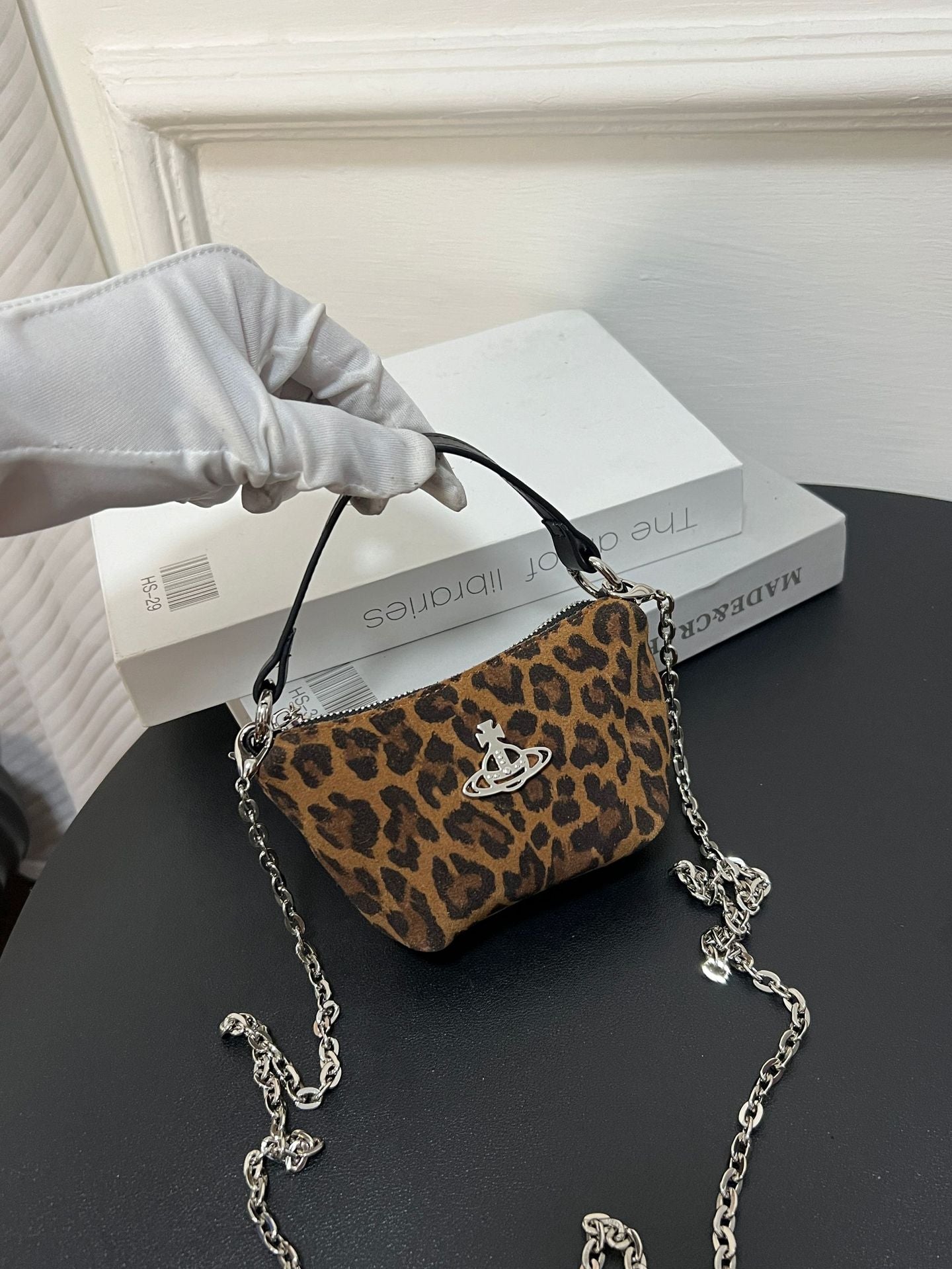 Fashion Elegant Print Chain Spicy Earphone Bags