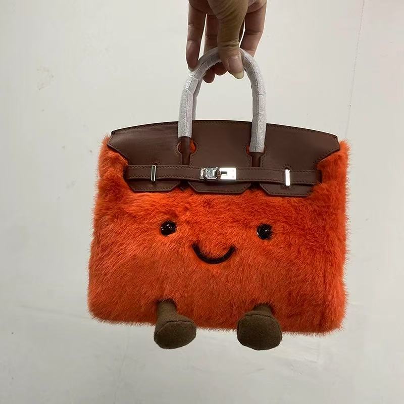 Classy Limited Edition Cute Furry Elf Crossbody Bags