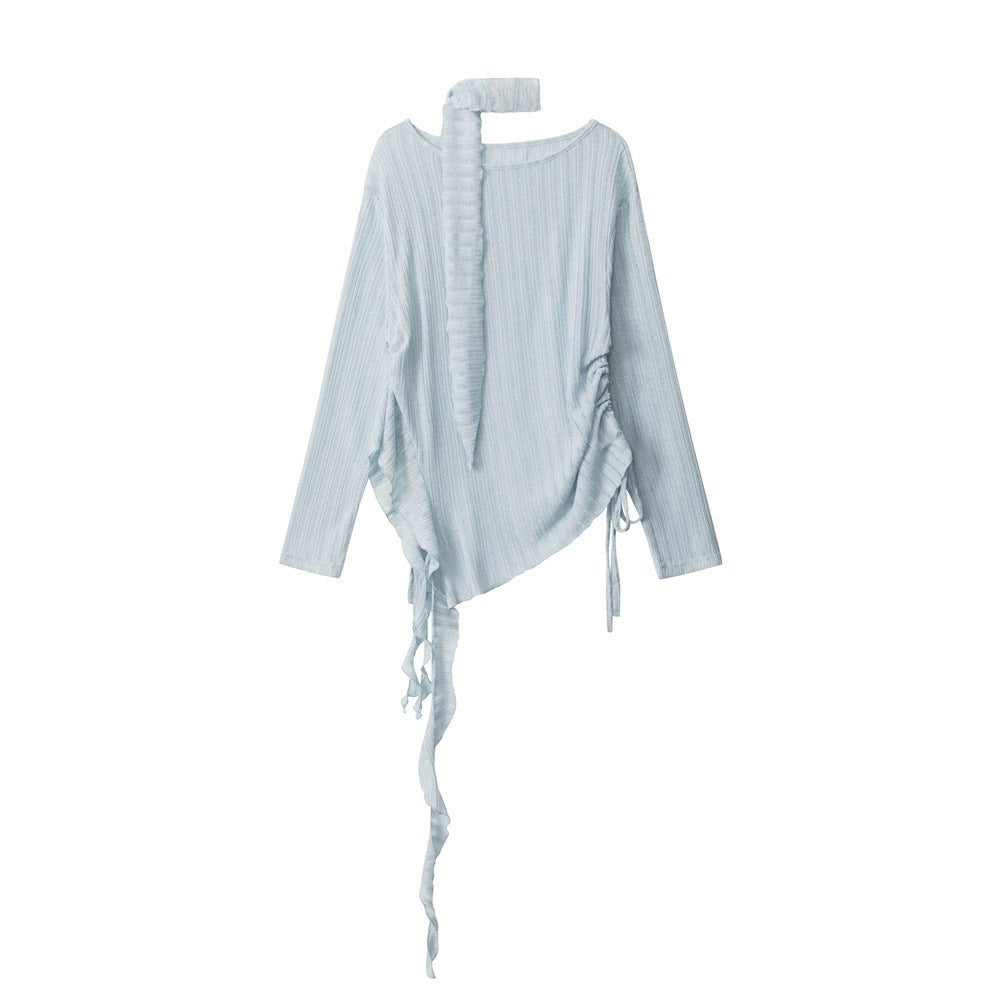 Women's Loose Design Pure Desire Long Sleeve Sun Protective Thin Tops