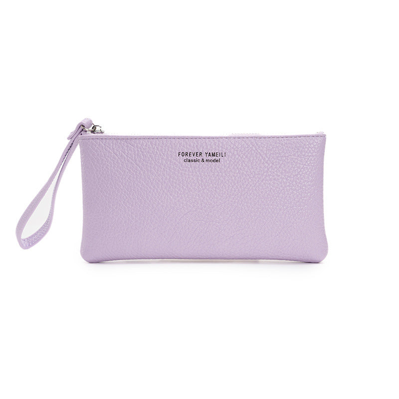 Women's Korean Style Zipper Long Large Capacity Ladies Wallets