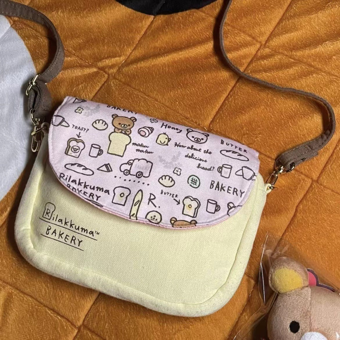 Bear Folding Cartoon Storage Mobile Cute Phone Bags