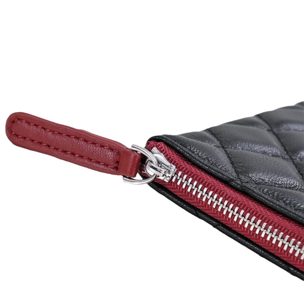 Women's Classic Style Clutch Leather Rhombus File Handbags